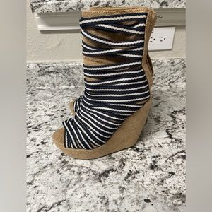 Jeffery Campbell wedge boots size 7